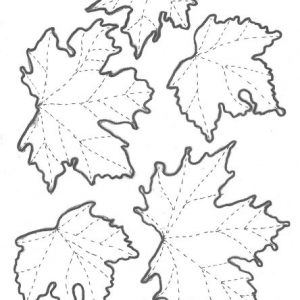 Leaves in Lutradur Templates small