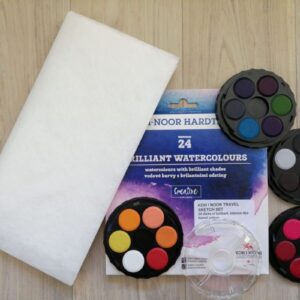 Lutradur and Koh-i-Noor Paints